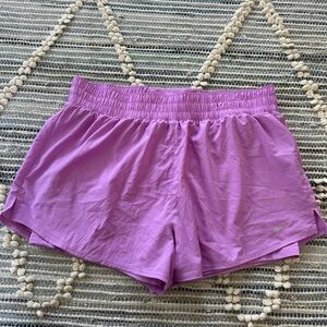 Nike Lavender Sports Shorts